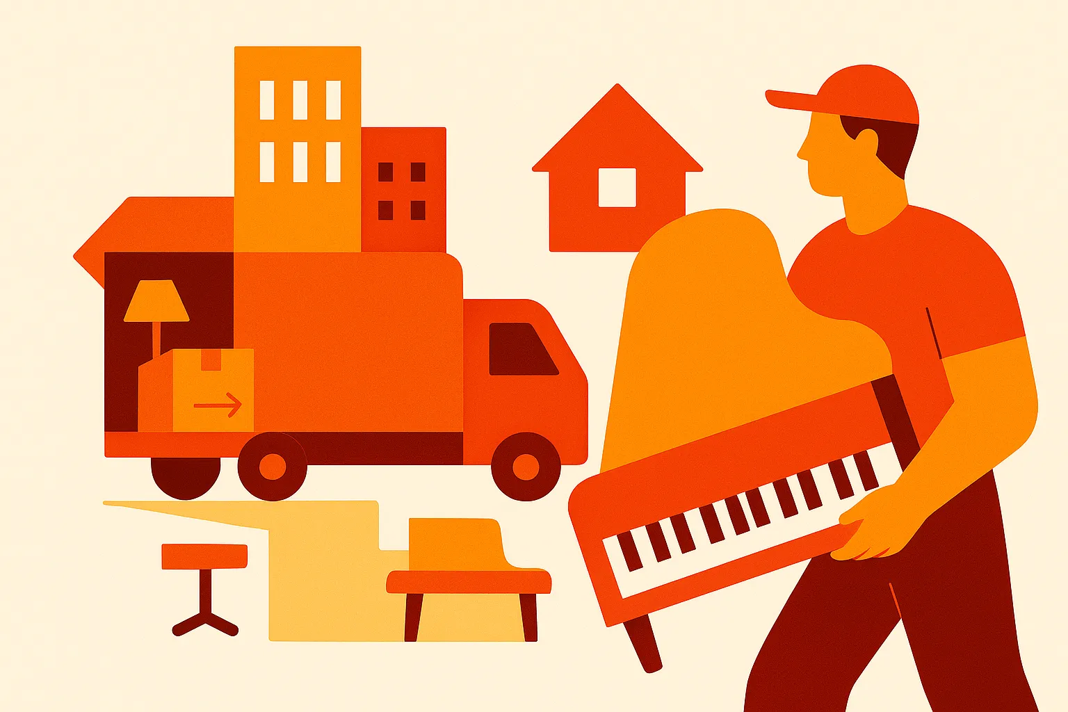 Insured Baltimore Movers for Homes, Apartments, Offices & Pianos